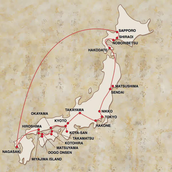 samurai travel to japan