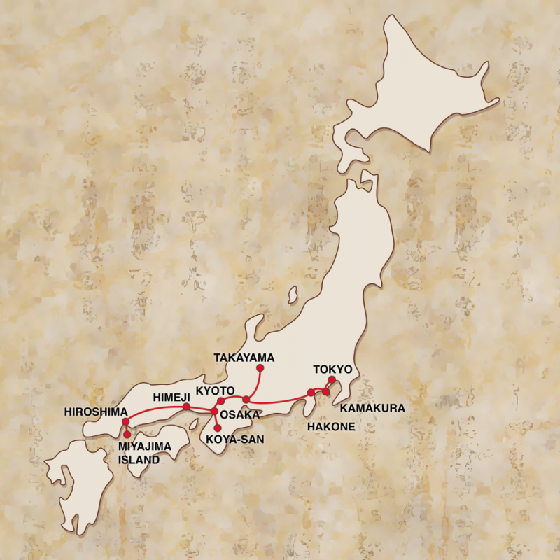 self tour of japan