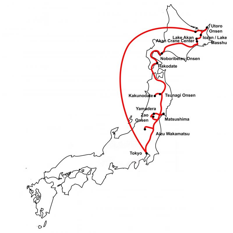 northern japan tour